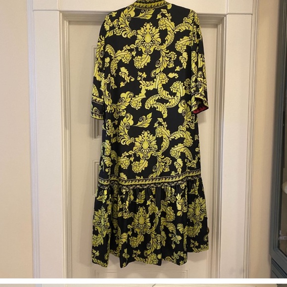 NWOT Alice + Olivia Dottie Reversible Pink and Green Floral Kimono - Size M/L - Picture 6 of 8